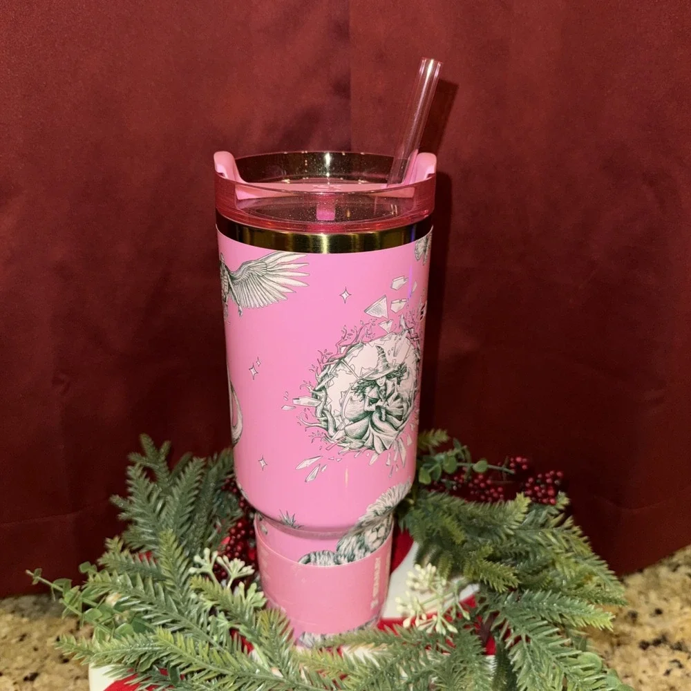 New Stanley x Wicked  For Good 40oz FlowState Quencher Tumbler Ozian‎ Reprise - Picture 5 of 7